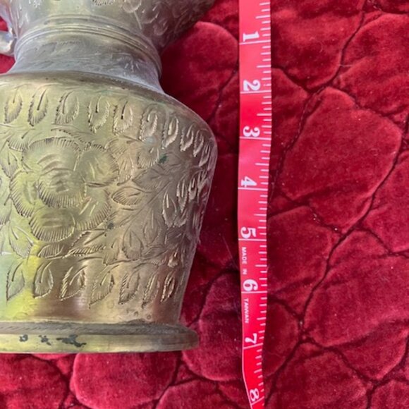 Brass Vase and Pitcher - Picture 7 of 8